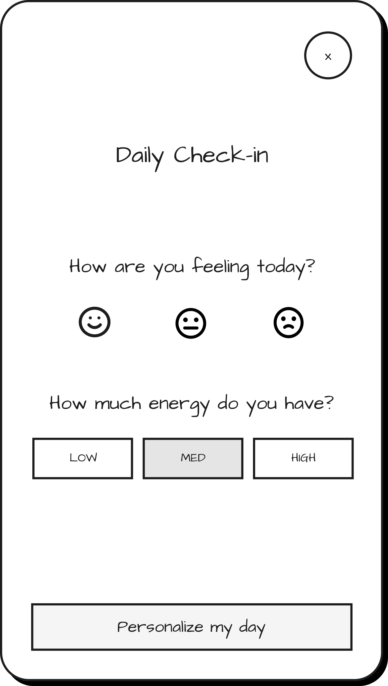 Daily Check-in