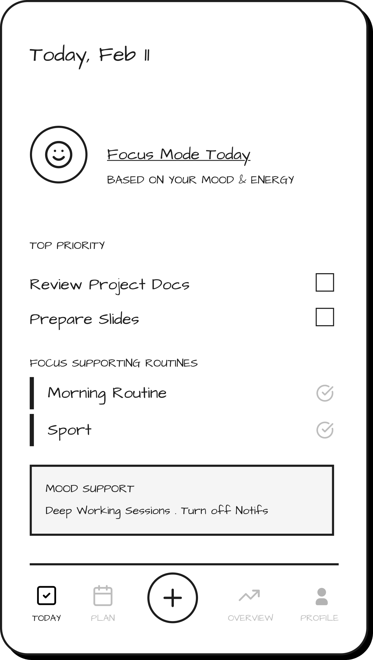 Focus Mode