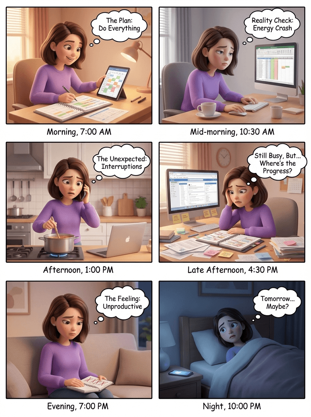 Mooday user journey storyboard