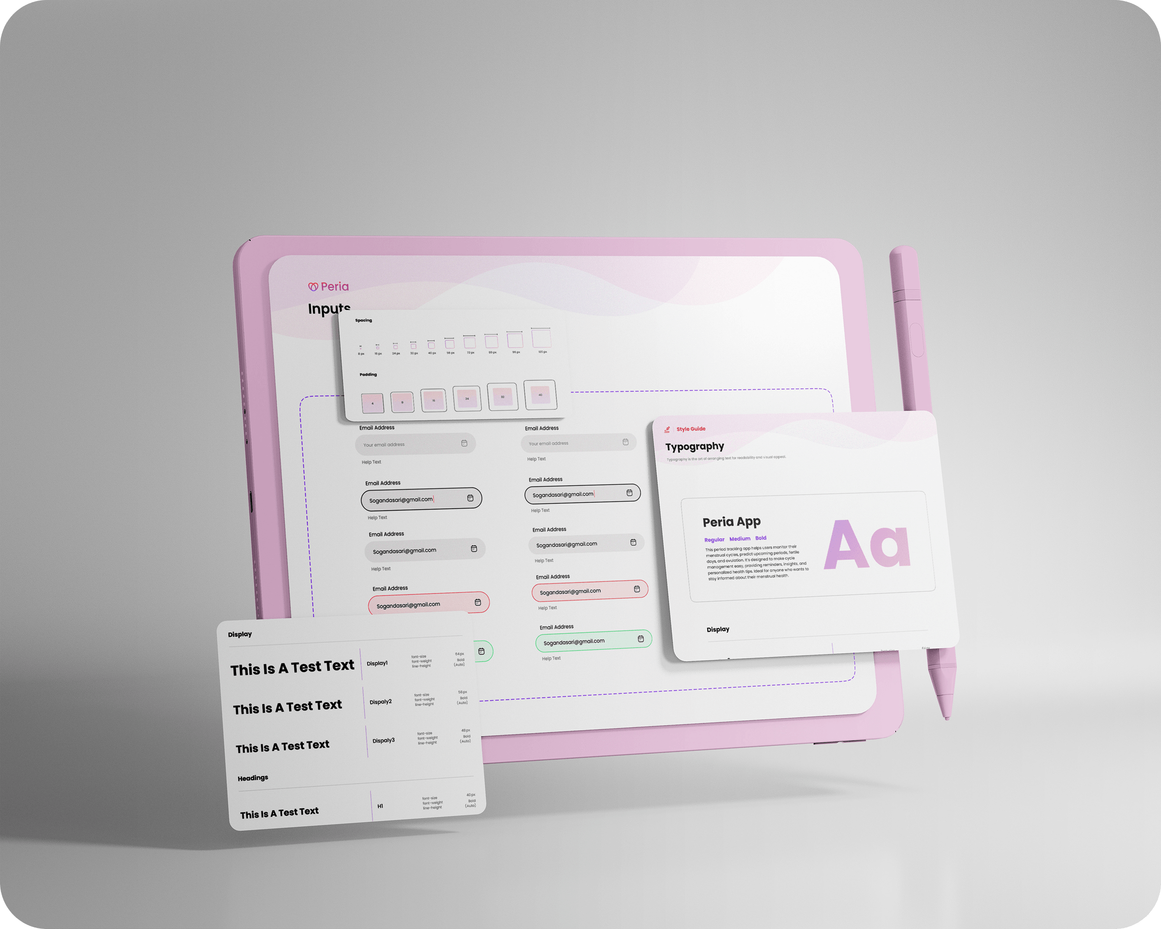 UI system and screens showcase