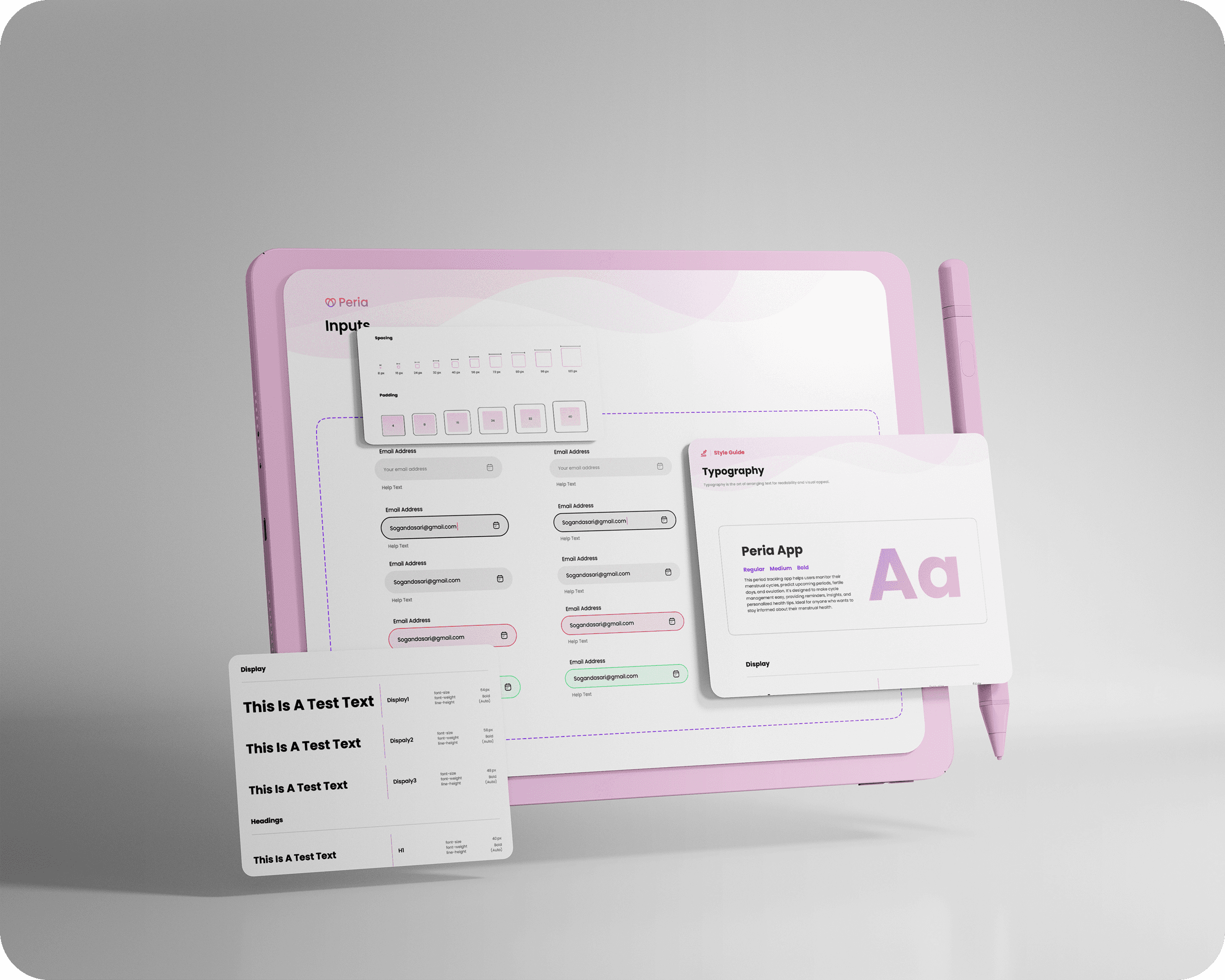 UI system and screens showcase