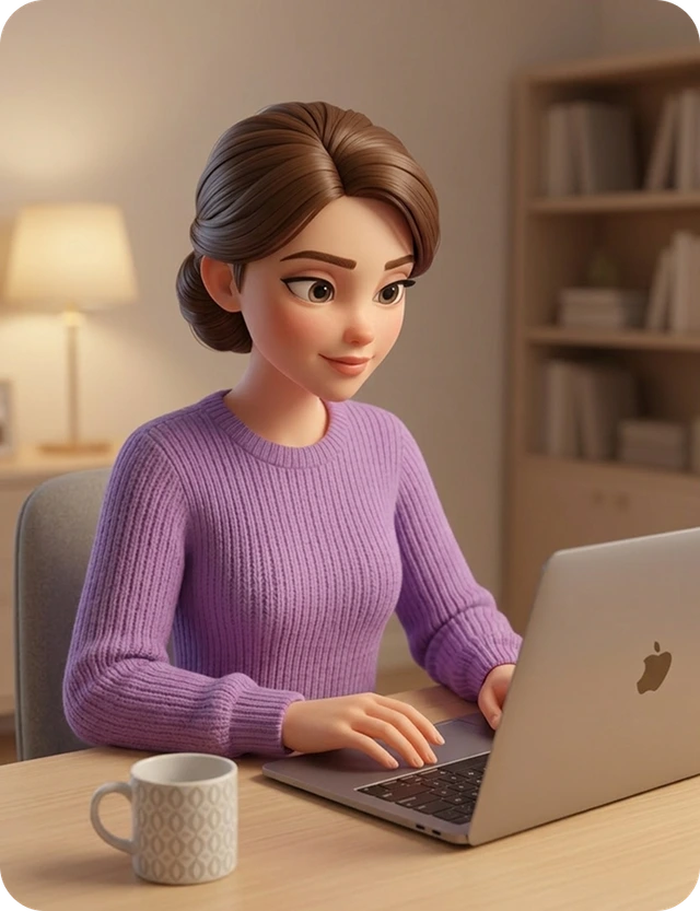 Persona illustration of Lisa