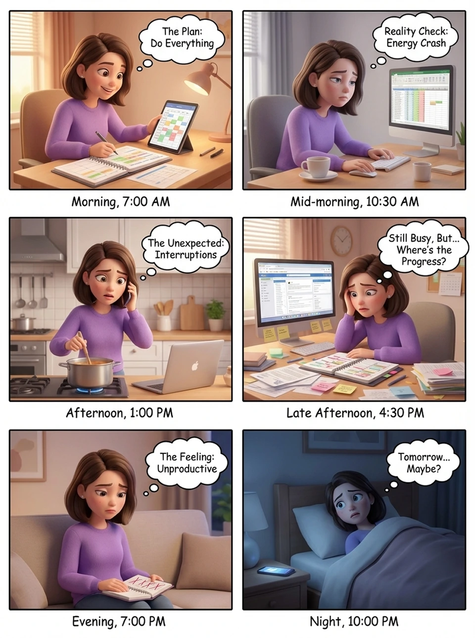 Mooday user journey storyboard