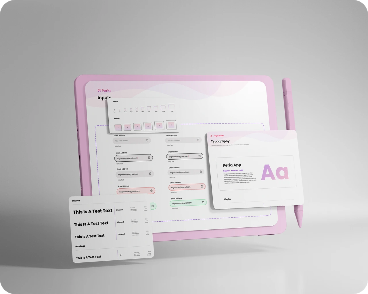 UI system and screens showcase